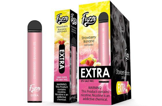 E-CIGARETTES Fuzze Extra 1500 Puffs Strawberry Banana