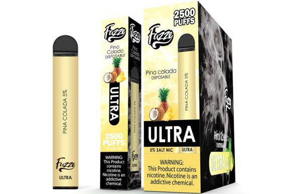 E-CIGARETTES Fuzze ULTRA 2500 Puffs Pina Colada Watch Universe USA E-CIGARETTES Fuzze ULTRA 2500 Puffs Pina Colada Watch Universe USA