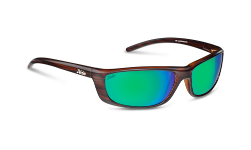 hobie SATIN BROWN WOOD GRAIN FRAME / COPPER POLARIZED GLASS LENS