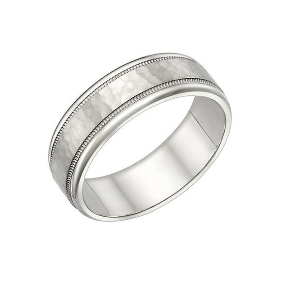 Matte Finish Center - Wedding Ring