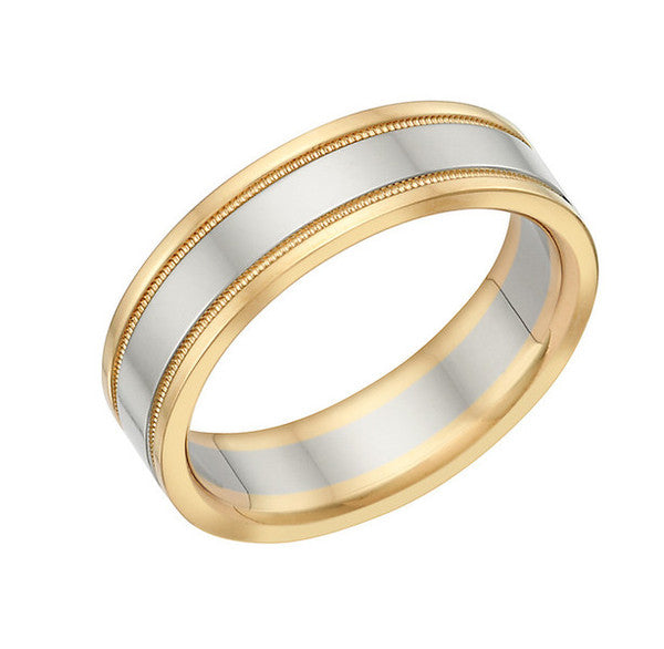 Two-Toned Wedding Ring