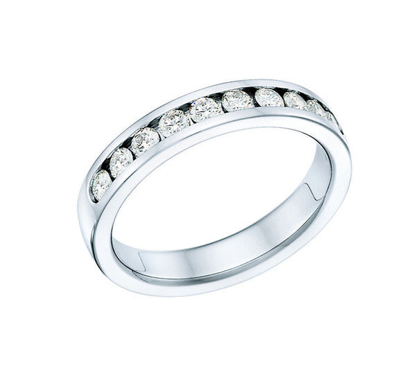 Wedding Ring with Round Brilliant Diamonds