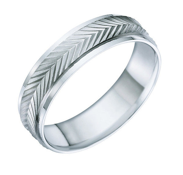 Wedding Band with a Design