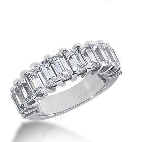 Emerald Cut Diamonds - Band