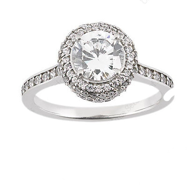 Round Brilliant - Halo Setting