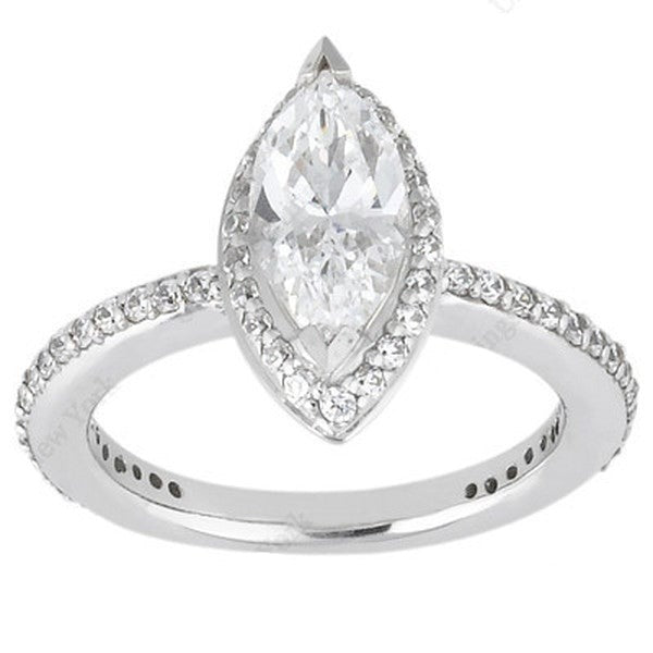 Marquise Cut - Halo Setting
