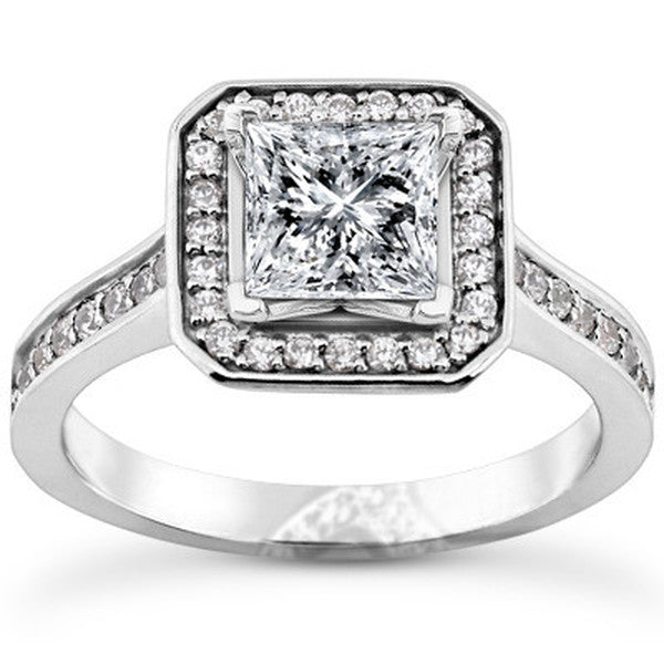 Princess Cut - Halo Setting