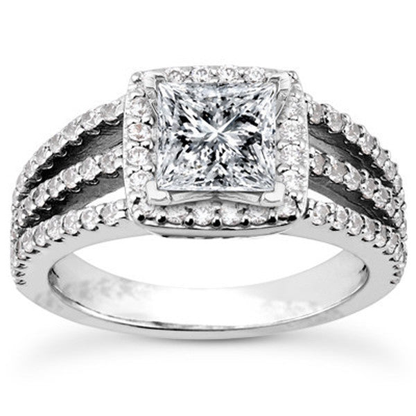 Princess Cut - Halo Setting