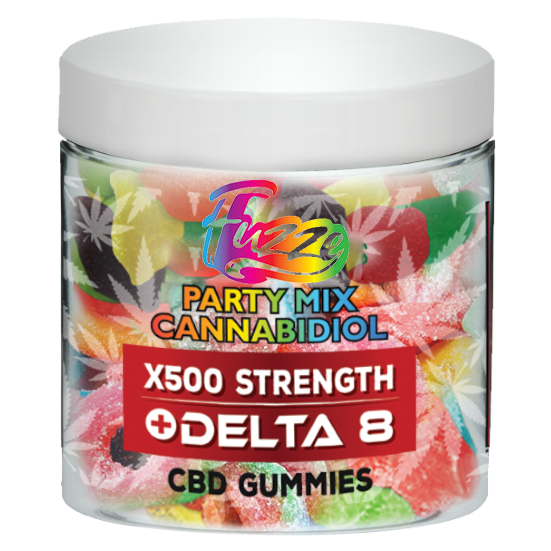 GUMMIES EDIBLES CBD Mix Gummies Delta 8 x500 Strength