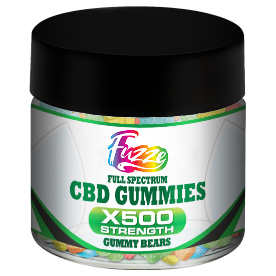 GUMMIES EDIBLES CBD Gummy Bears x500 Strength