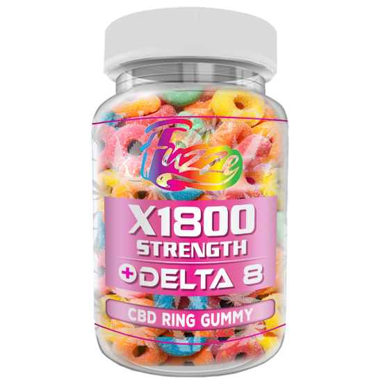 GUMMIES EDIBLES CBD Delta-8 x1800 Rings