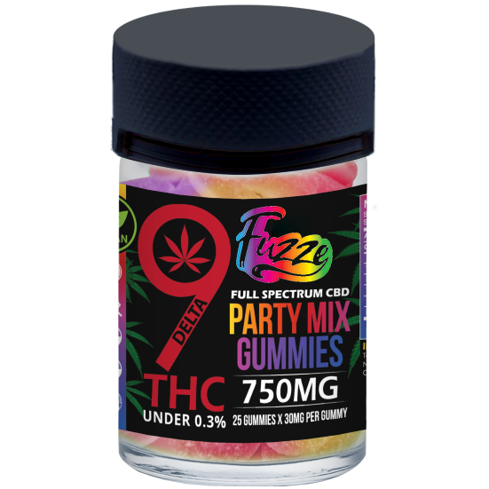 GUMMIES EDIBLES Delta-9 Party Mix Gummies 750mg