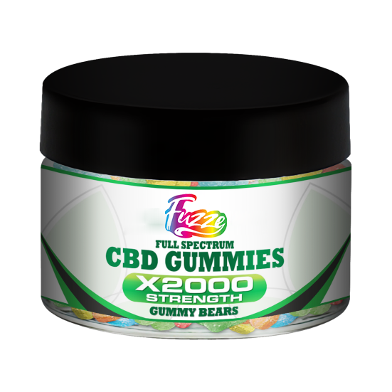 GUMMIES EDIBLES CBD Gummy Bears x2000 Strength
