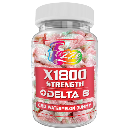 GUMMIES EDIBLES CBD Delta-8 x1800 Watermelon
