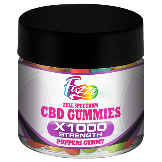 GUMMIES EDIBLES CBD Popp.ers Gummy x1000 Strength
