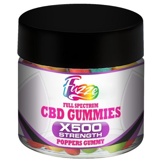 GUMMIES EDIBLES CBD Popp.ers Gummy x500 Strength
