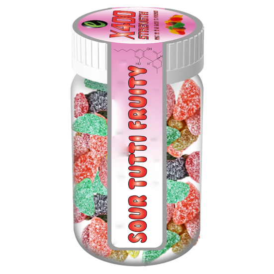 GUMMIES EDIBLES CBD Gummy Fruits x400 Strength