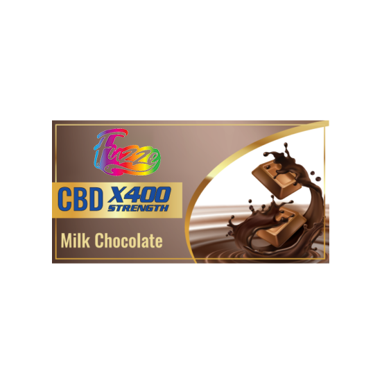 CHOCOLATES EDIBLES Fuzze CBD Chocolate – Milk Chocolate x400