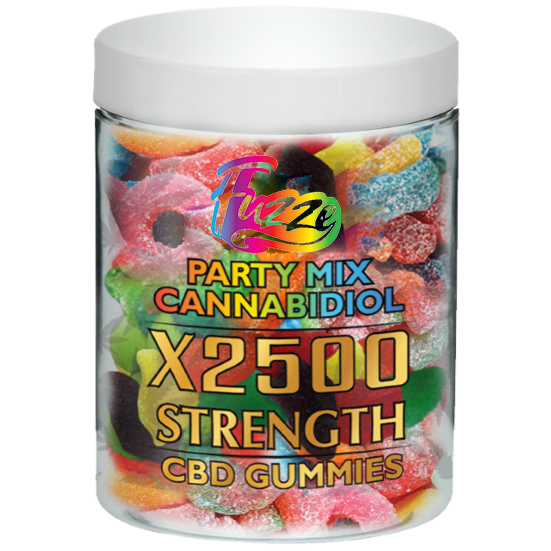 GUMMIES EDIBLES CBD Party Mix Gummies x2500 Strength