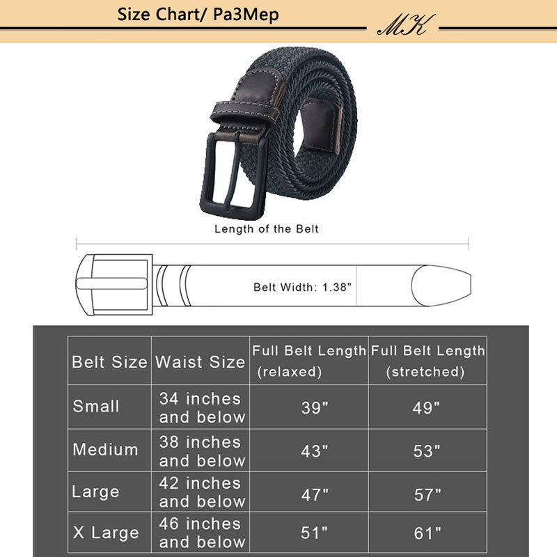 Pin Buckle Elastic Belt