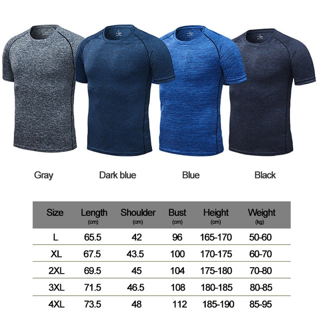 Men's Quick Dry Compression Sport T-Shirts