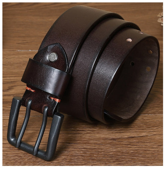 Double Pin Buckle Designer Vintage Belt