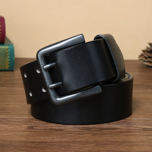 Double Pin Buckle Designer Vintage Belt