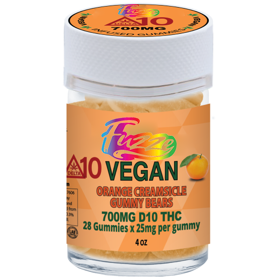 VEGAN GUMMIES - EDIBLES Delta 10 | Vegan Orange Creamsicle 700mg