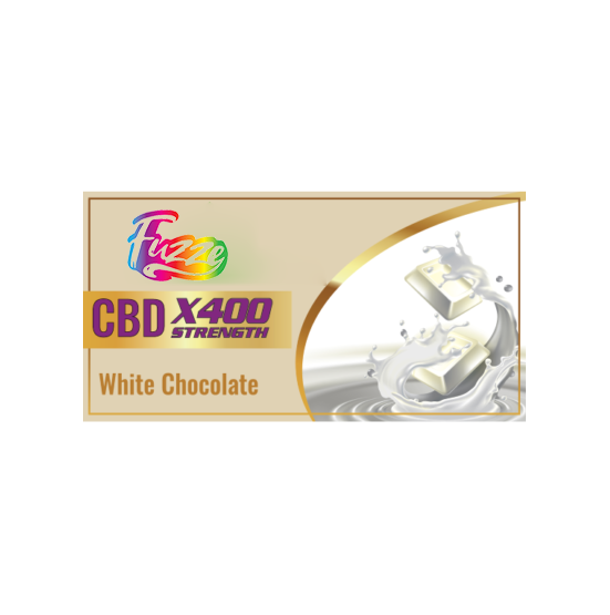 CHOCOLATES EDIBLES Fuzze CBD Chocolate – White Chocolate x400
