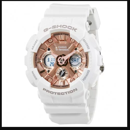 G-Shock S Series GMAS120MF-7A2 Rose Gold Dial Ladies Sports Watch