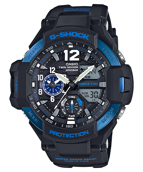 casio g-shock watch model GA-1100-2BCR - Watch Universe Int 