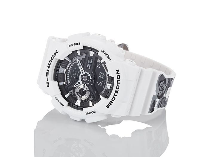 casio g-shock watch model GMAS110F-7ACR - Watch Universe Int 