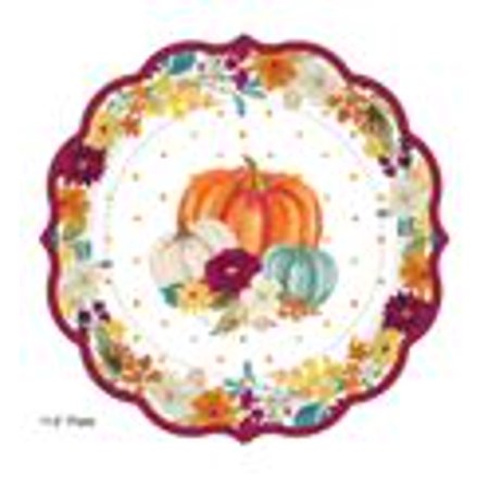 Party Supplies Thanksgiving 8ct 11.5" Pw Colored Plate