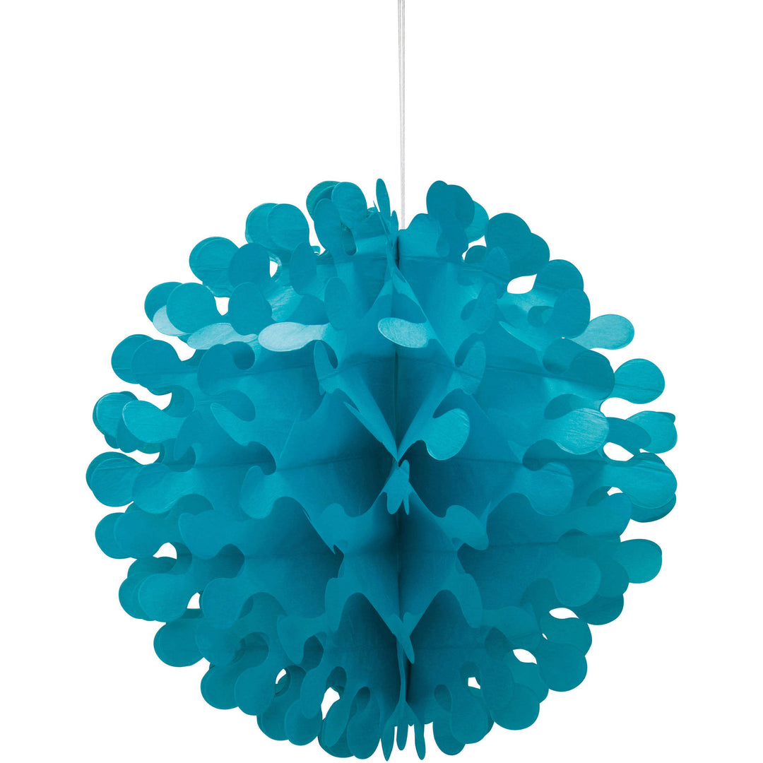 Party Supplies 12" Flutter Teal Tissue Paper Ball