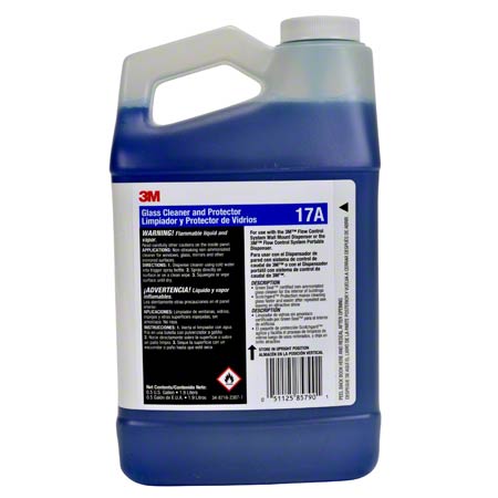 JANITORIAL SUPPLIES CHEMICALS 3M™ FCS 17A Glass Cleaner & Protector Concentrate-0.5 Gal 3M-17A