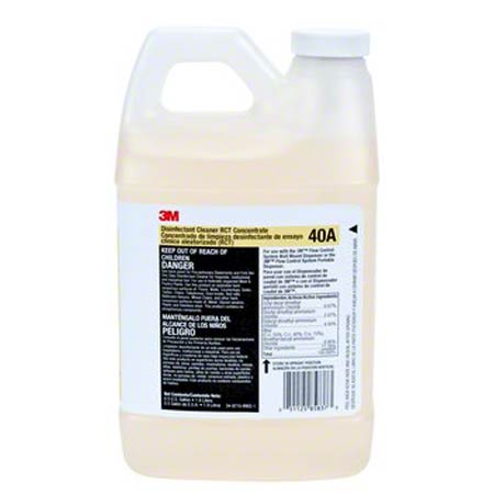 JANITORIAL SUPPLIES CHEMICALS 3M™ 40A Disinfectant Cleaner RCT - 0.5 Gal. 3M-40A