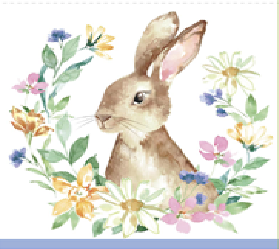 PARTY SUPPLIES Easter 16 FLORAL BUNNY LUNCH NAPKINS
