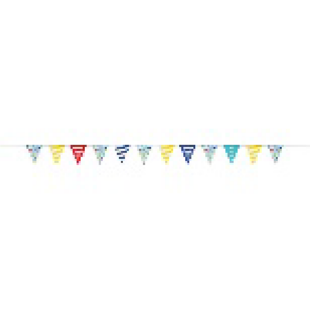 PARTY SUPPLIES PENNANT PRIMARY BANNER