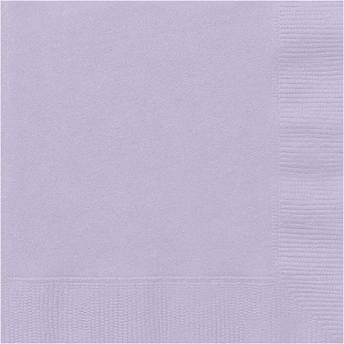 PARTY SUPPLIES 24 LAVENDER LUNCH NAPKIN