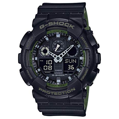 Casio G-Shock  GA100L-1A  Military Series Watch (Black / One Size)