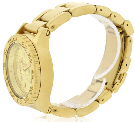 Nixon Unisex A037-502 42-20 Chrono Gold Watch