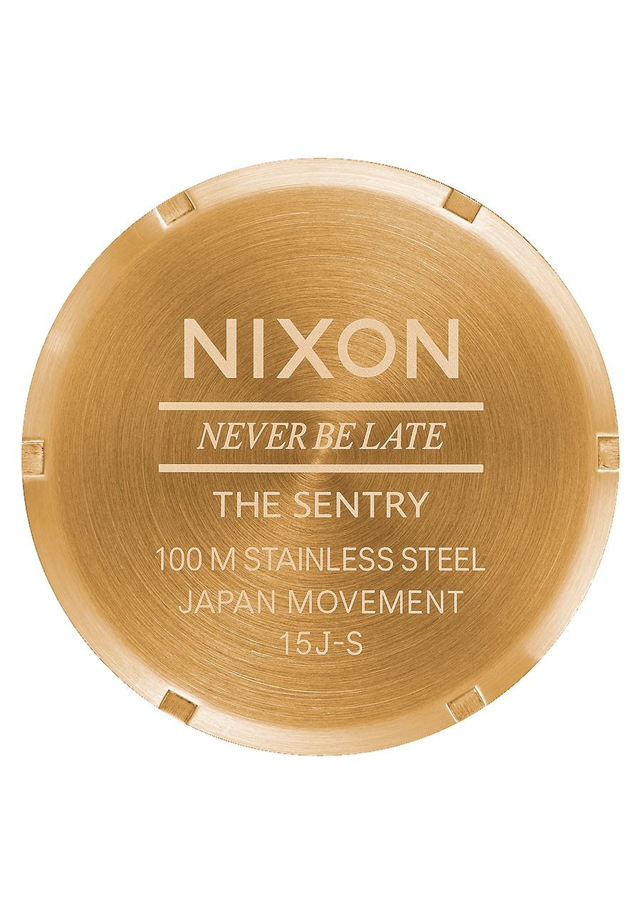 NIXON Unisex WATCH SENTRY LEATHER , 42 MM A105-513-00
