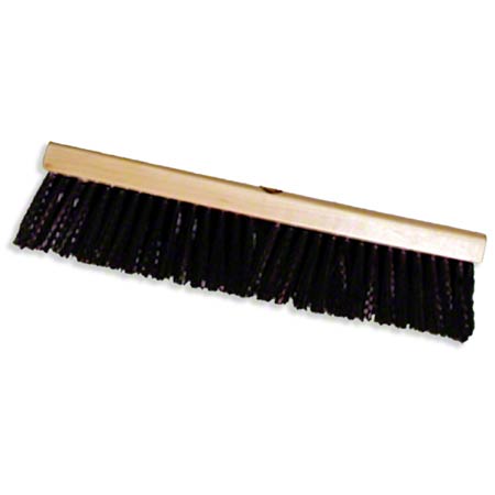 Janitorial Supplies CLEANING Abco Black 2 1/2" Tampico Medium Sweep Push Brooms