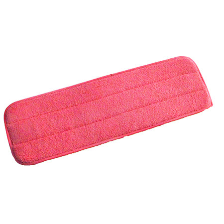 Janitorial Supplies CLEANING Abco Microfiber Low Pile Wet Pad - 5" x 18", Red ABCO-MS-00012AR