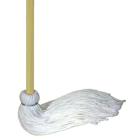 Janitorial Supplies CLEANING Abco Rayon Deck Mop - 7/8" Wood Handle, #16 ABCO-RD60016