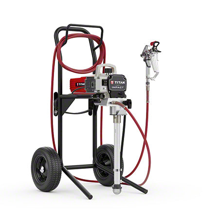 Janitorial Supplies CLEANING Titan® Impact® 410 High Rider Electric Airless Disinfectant Sprayer ADN-56394504