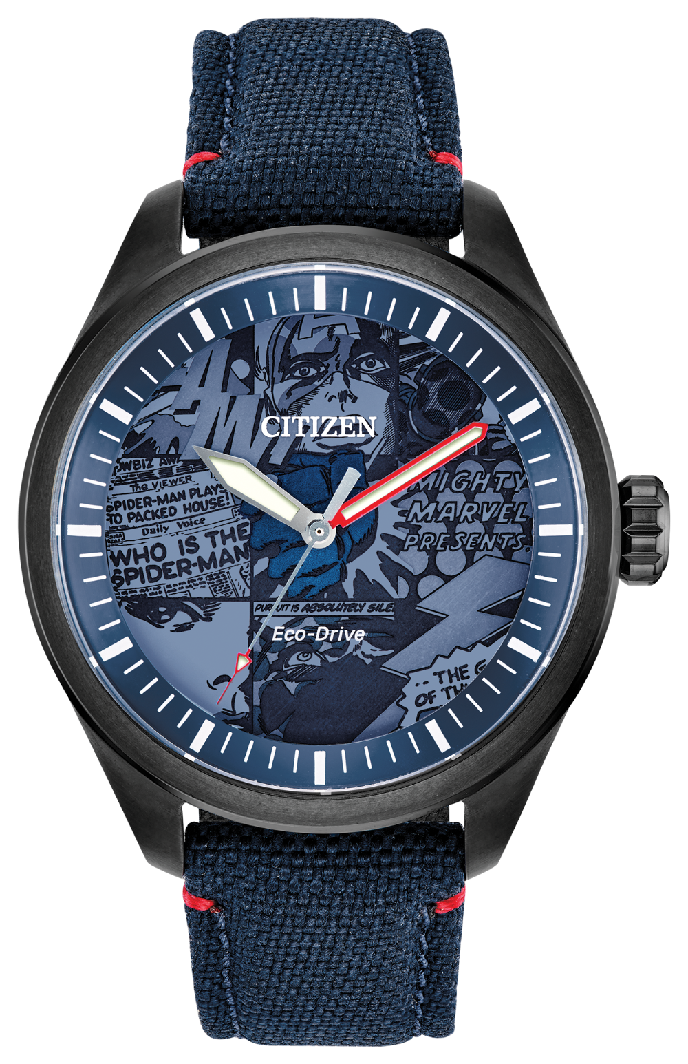 Marvel Heroes Citizen Eco-Drive Watch AW2037-04W