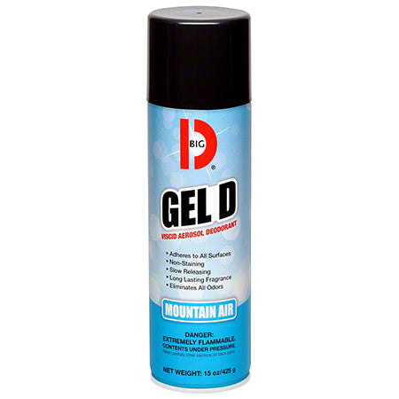 jANITORIAL SUPPLIES CHEMICALS Big D® Gel D Viscid Aerosol Deodorant - 15 oz. Net Wt. BIGD-070