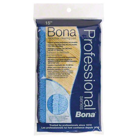 Janitorial Supplies CLEANING Bona® 15" Microfiber Cleaning Pad BON-AX0003442