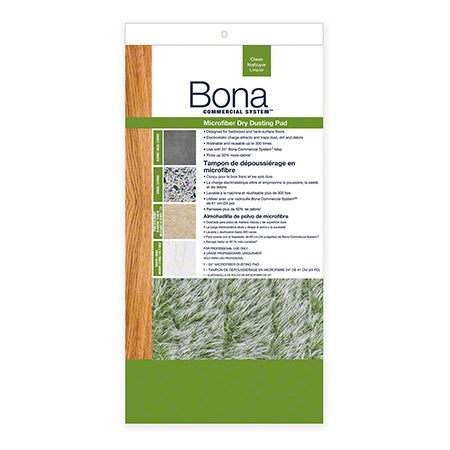 JANITORIAL SUPPLIES CHEMICALS Bona® Commercial System™ Microfiber Dusting Pad - 24" BON-AX0003543